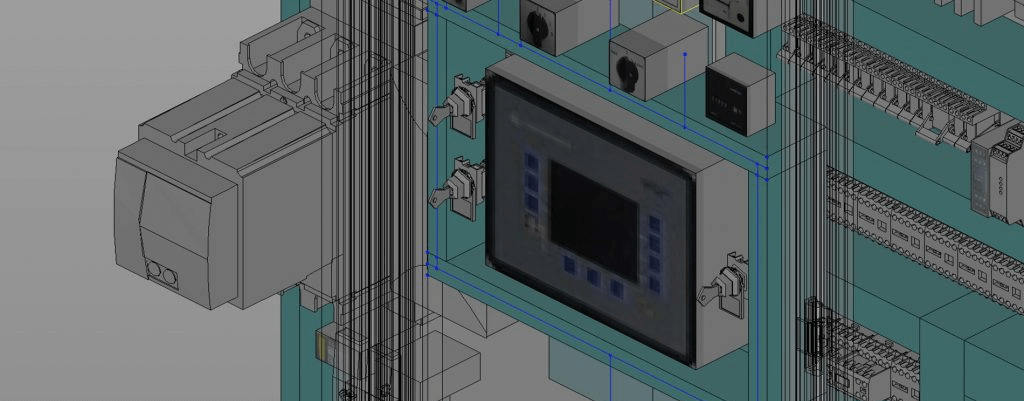 Technische CAD Zeichnung